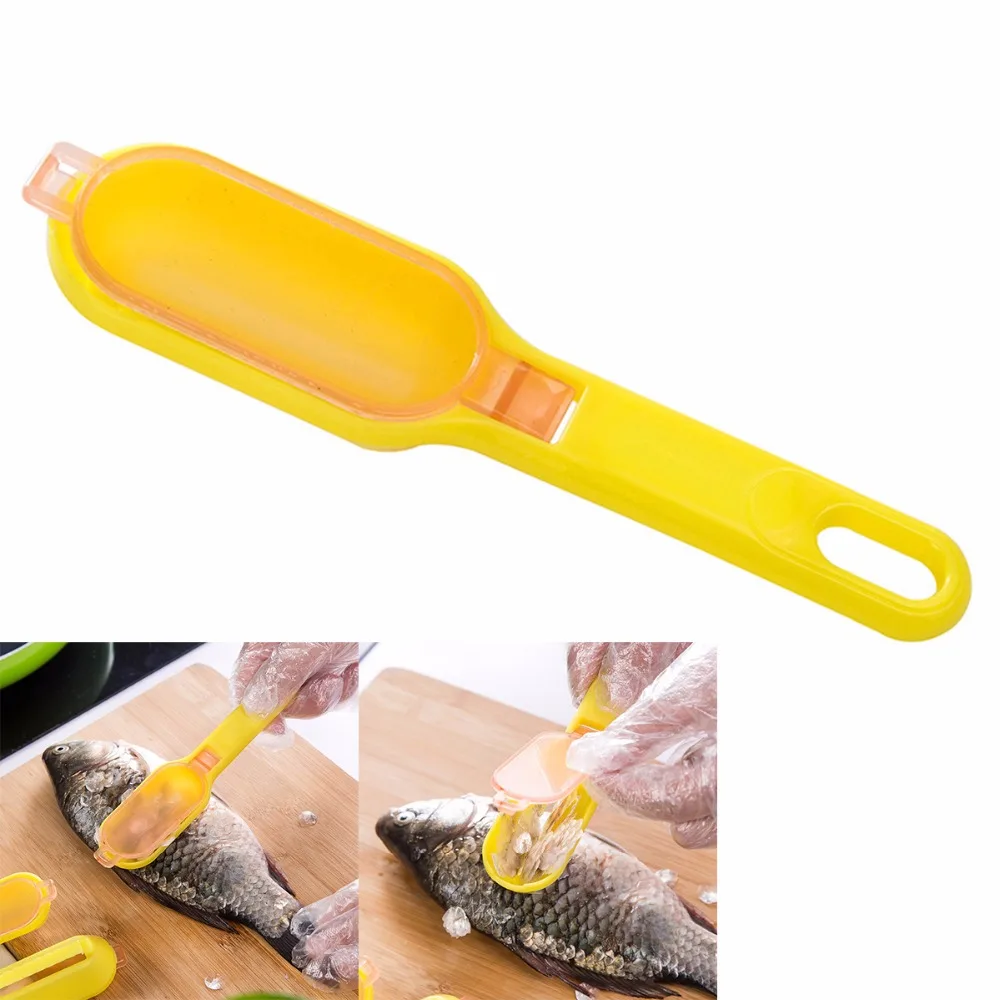 

Creative Multipurpose Home kitchen accessories Garden Cooking Tool Clean Convenient Scraping Scale Kill Fish With Knife Machine