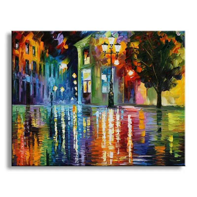

handmade oil painting on canvas modern 100% Best Art Landscape oil painting original directly from artis LA1-084
