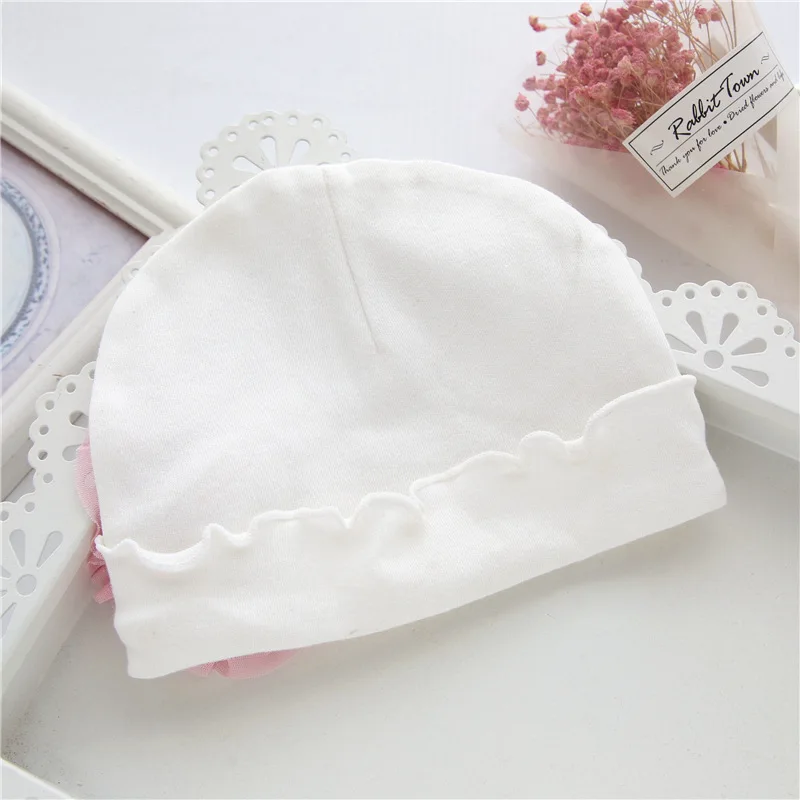 Newborn baby princess hat Pure cotton hooded Children's cute cap tr087 | Детская одежда и обувь