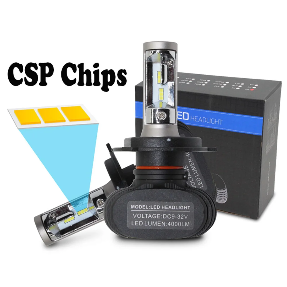 10 шт. CSP H8 H11 противотуманные фары H4 Led H7 H1 H3 Автомобильные для авто S1 N1 H27 HB3 HB4