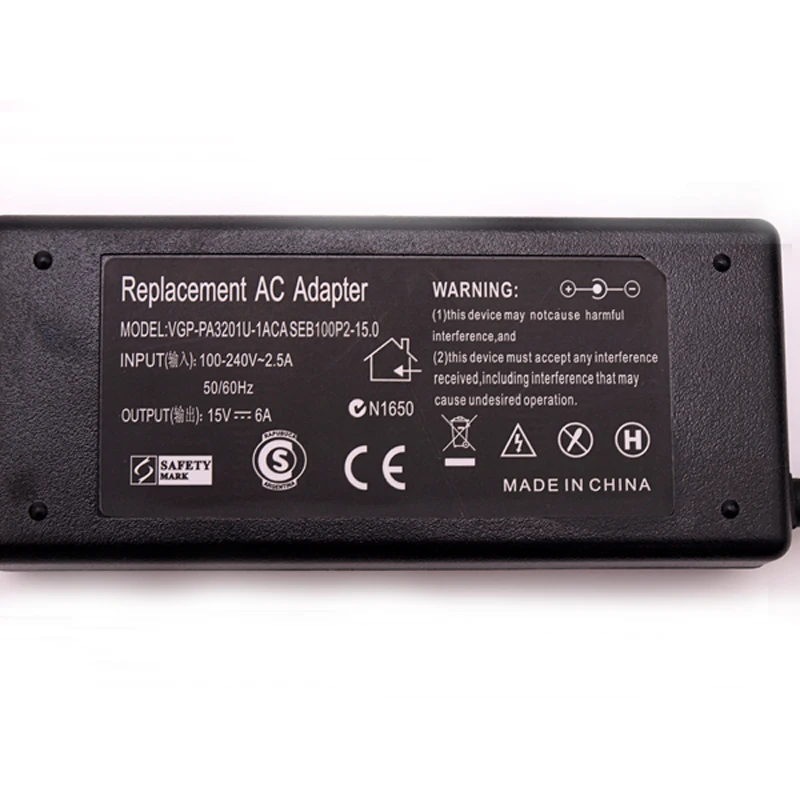15V 6A 6 3*3 0mm 90W AC/DC адаптер питания для ноутбука Toshiba SADP 75PB 4010 M400 A100 A105 M100 M105 A10 M30 A50 M50