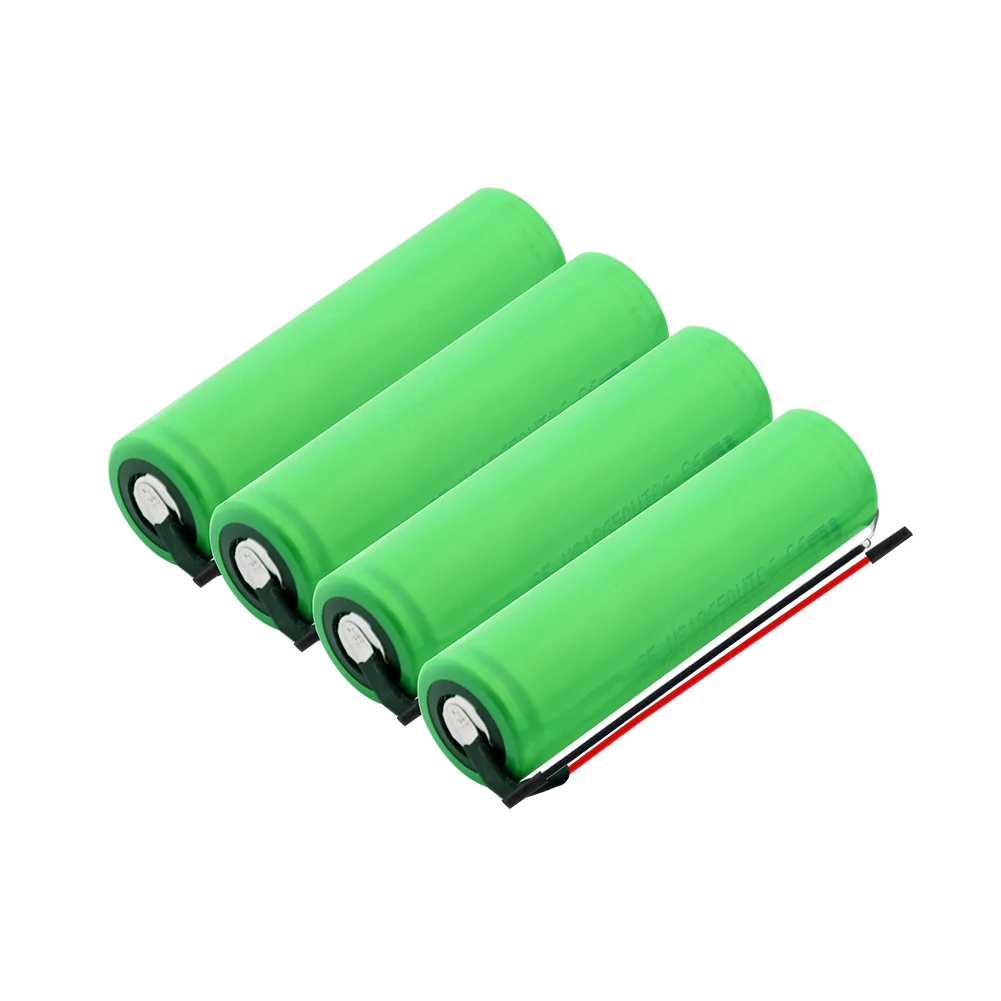 18650 литий-ионная аккумуляторная батарея vtc6 3000mAh 3,7 V 30A разрядка для электронной сигареты фонарик батарея с DIY провода