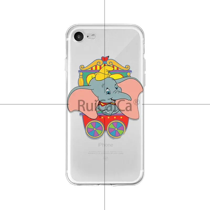 Ruicaica Cartoon cute Dumbo Original Phone case cover for Apple iPhone 8 7 6 6S Plus X XS max 5 5S SE XR Cover | Мобильные телефоны