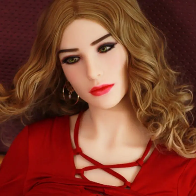 Секс кукла Pinklover с голубыми глазами и белой кожей голова для куклы 155 см до 165 11