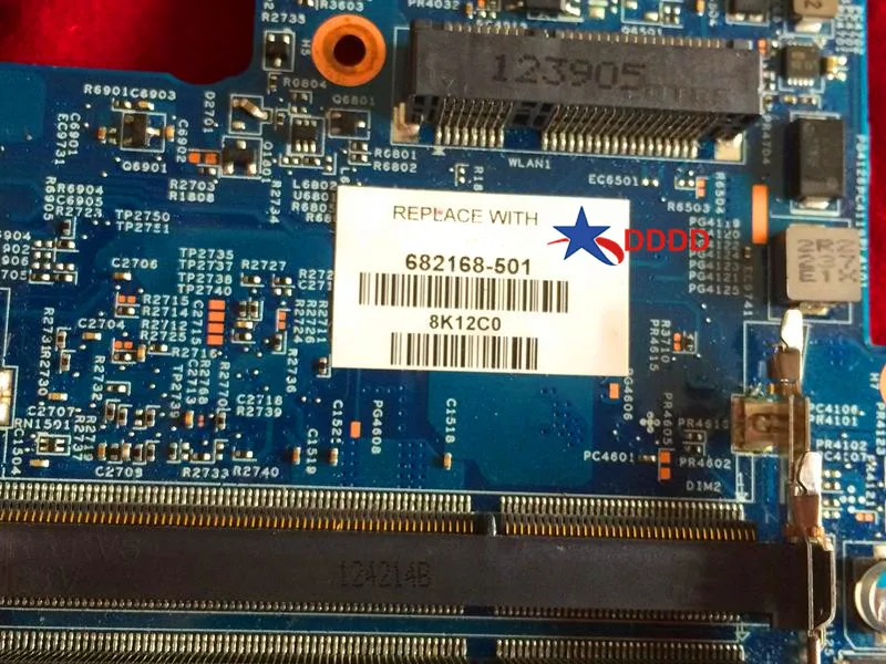 Оригинальная материнская плата 682168-501 для ноутбука HP DV6-7000 630M/1GB DDR3 s989 48 4st10.031