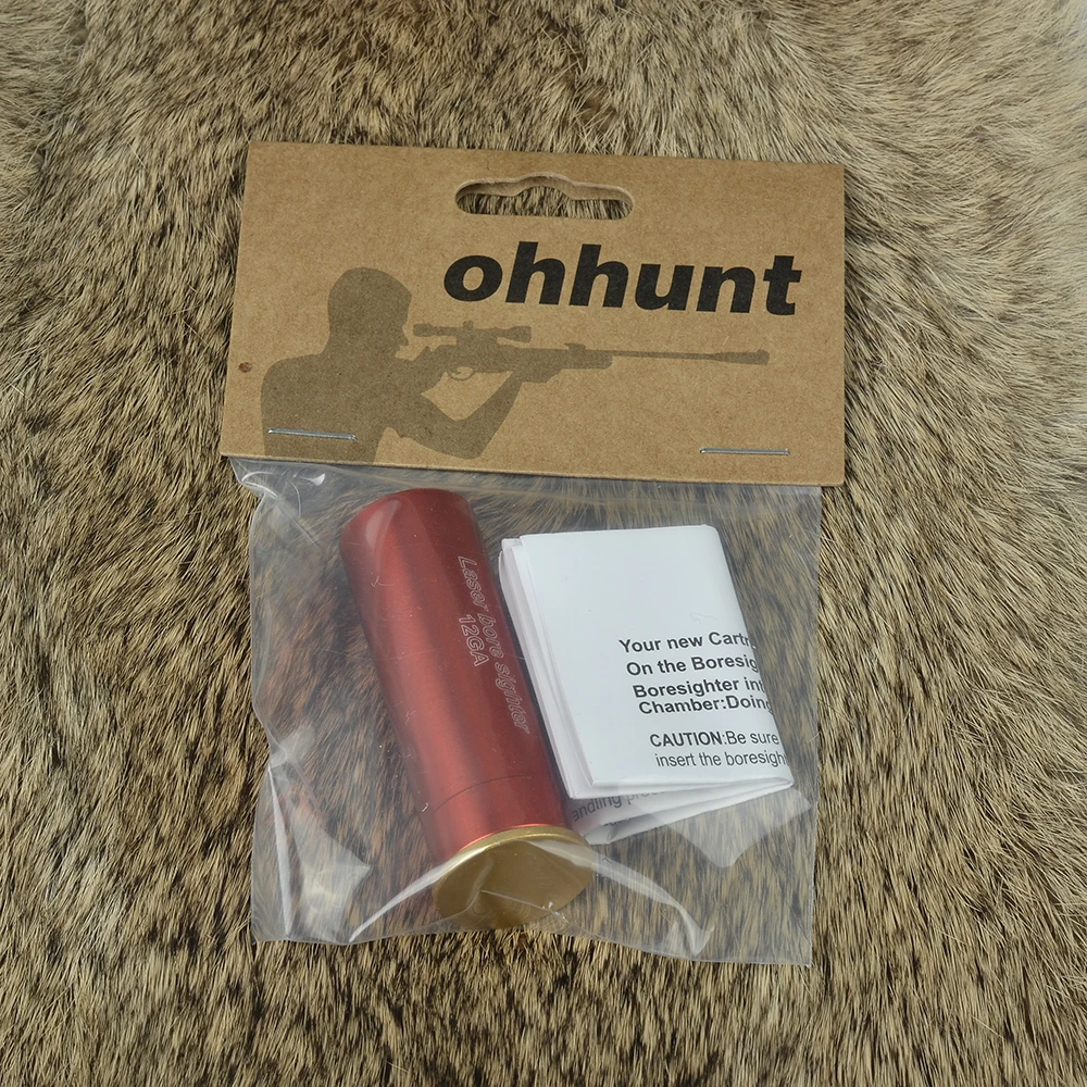 Ohhunt 12 GA алюминиевый картридж лазерный прицел красного цвета охотничий Диаметр