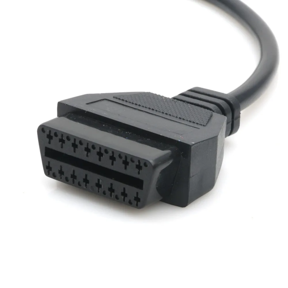 

2021 New Useful Cable OBDII OBD2 Cable Diagnostic 17 Pin to 16 Pin Adapter Connector For Mazda
