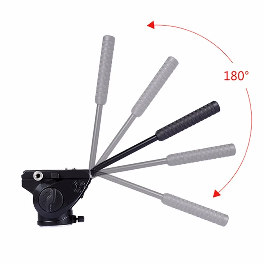 Профессиональная гидравлическая шарнирная головка штатива с быстроразъемной