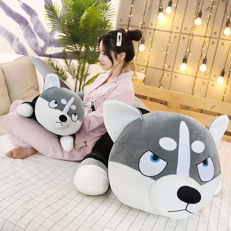 

80-120cm Dog Plush Stuffed Animal Toys Dolls Plush Pillow Cushion Pet Dog Baby Kids Gifts
