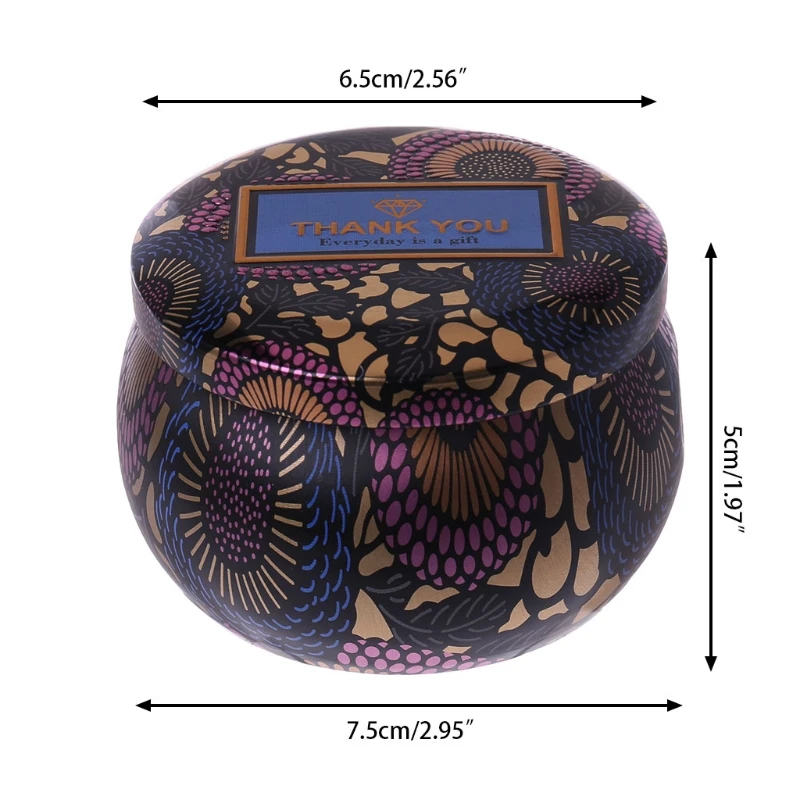 Круглая жестяная коробка для чая 1 шт. ретро круглая конфет ювелирная монета