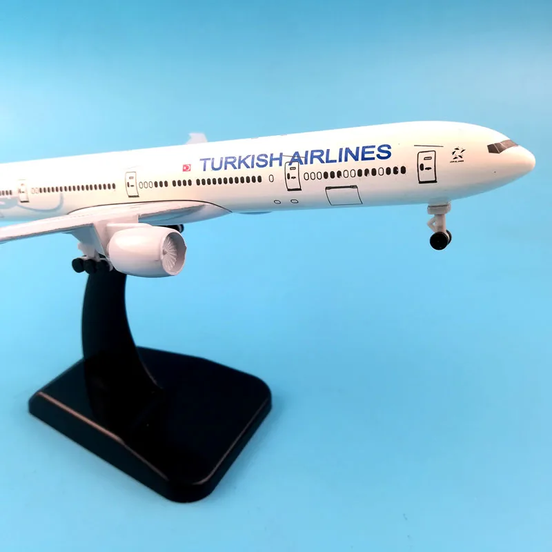 Самолет AIR PASSENG 20 см B777 турецкий металлический сплав модель самолета строительный