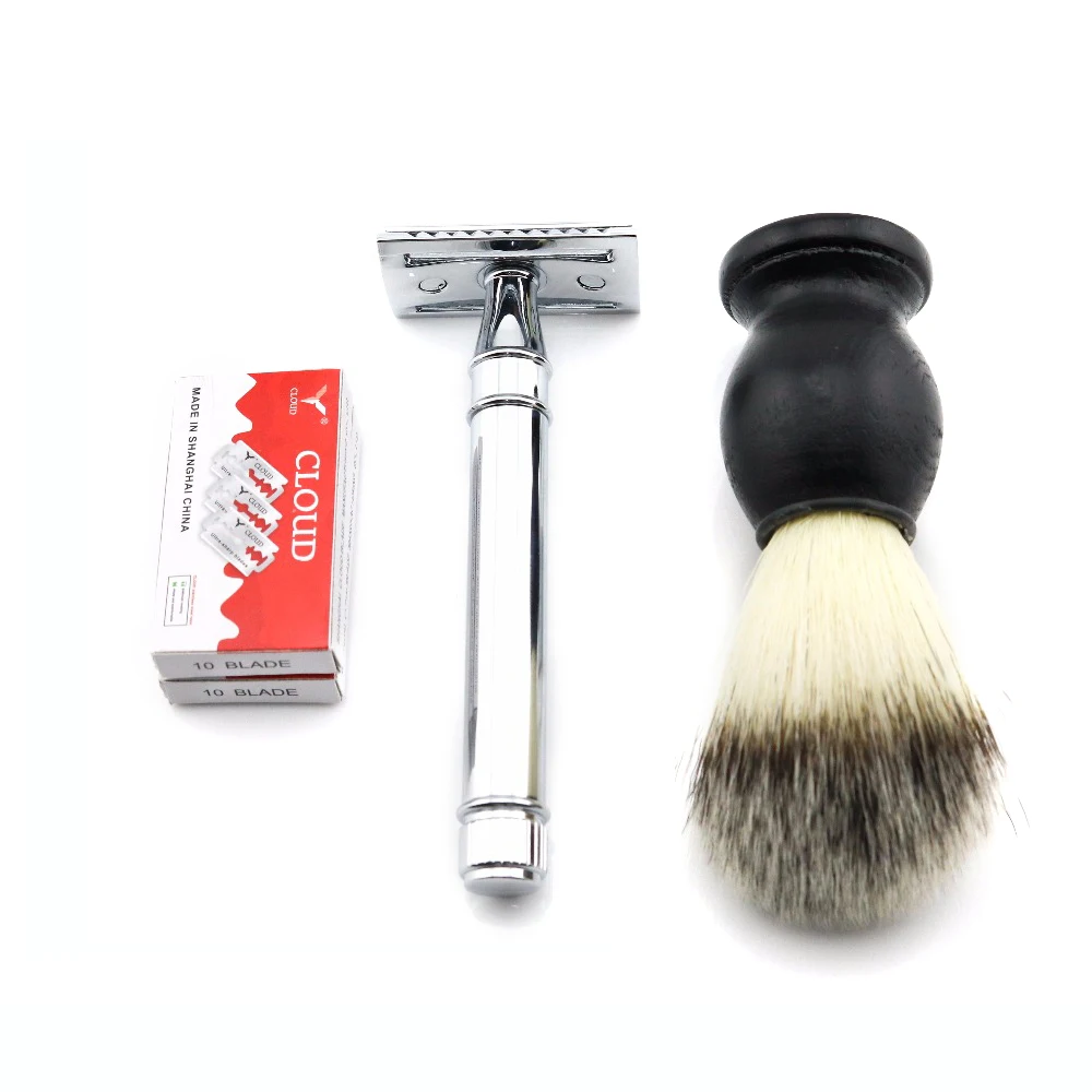 Lyrebird high class Silvery double edge safety razor Shaving S3 Top quality with white box NEW|Бритва| |