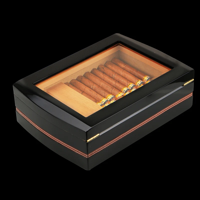 Высококлассное прозрачное стекло Skylight Глянцевая фортепиано кедр деревянная