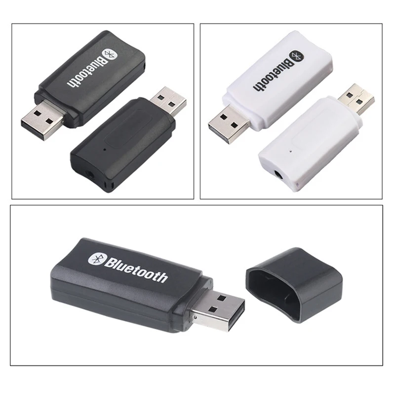 Bluetooth приемник ключ стерео Музыка Аудио беспроводной USB адаптер AUX 3 5 мм разъем для