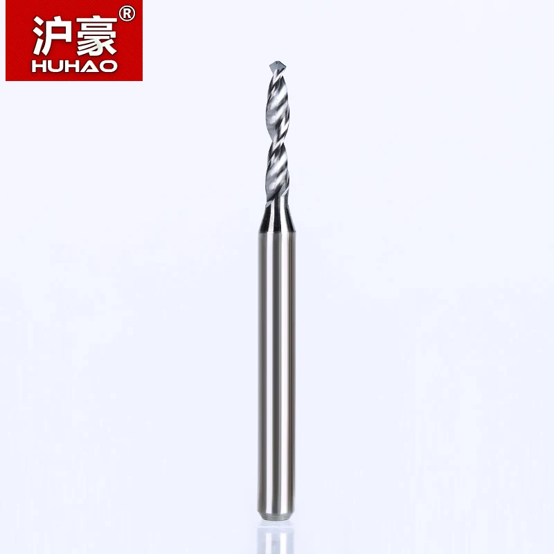 

HUHAO 10pc SHK 3.175mm Mini CNC Drilling Bit Set Print Circuit Board Import PCB Drill Bits Carbide Woodworking Tools 1.15-2.1mm