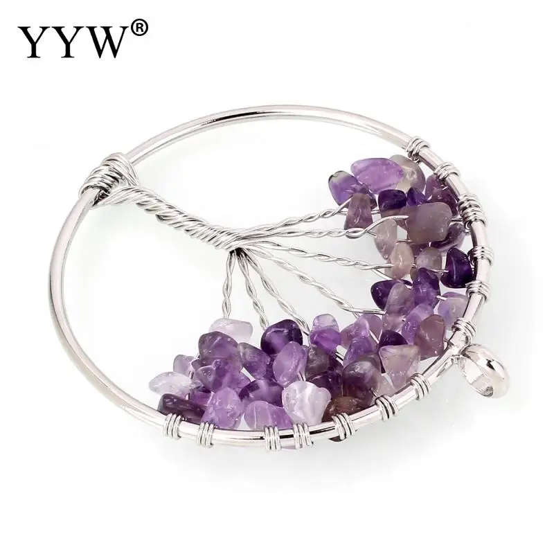 Таинственное ожерелье из нержавеющей стали с подвеской в виде круглого круга