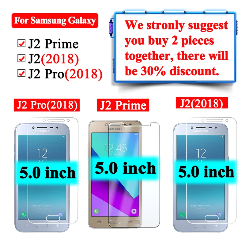 Защитная пленка для Samsung galaxy j2 prime из закаленного стекла j 2 pro 2018 на броню samsyng 2j |