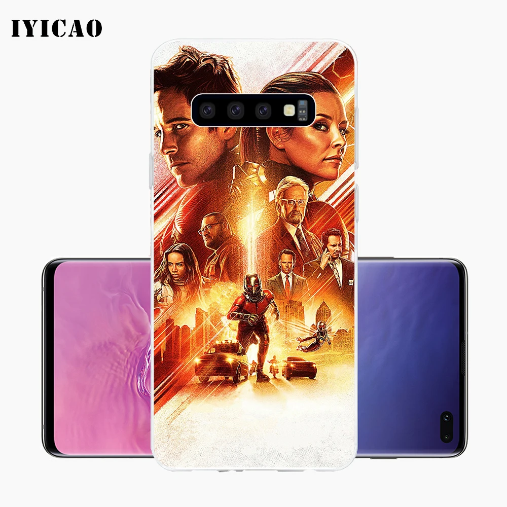 IYICAO Ant-Man и ОСА Мягкий силиконовый чехол для телефона Samsung Galaxy S10e S10 S9 S8 Plus S7 Edge TPU |