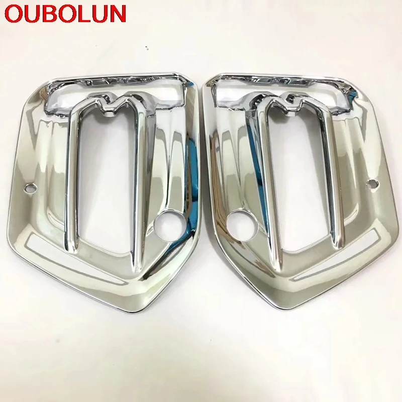 OUBOLUN для Hyundai IX35 2018 передняя противотуманная фара декоративная литьевая крышка