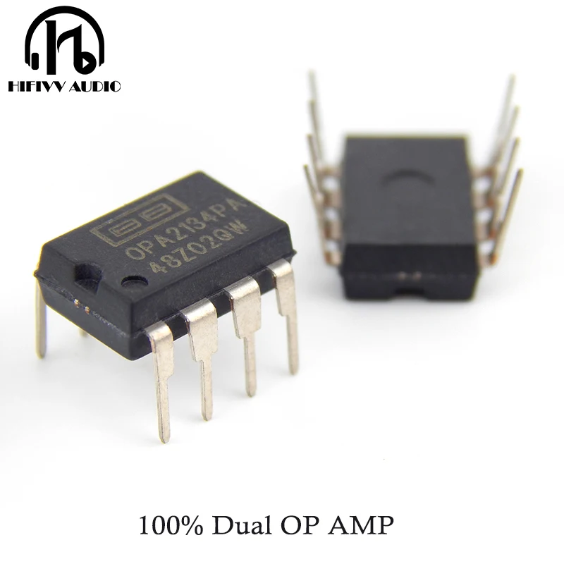 Операционный усилитель Hifivv audio OPA2134 операционный OPA2134PA Hi Fi аудио IC чип op amp op | Усилители мощности -32799037206