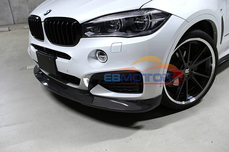 Передний спойлер из настоящего углеродного волокна для BMW F16 X6 M Sport 2015UP B419|spoiler for