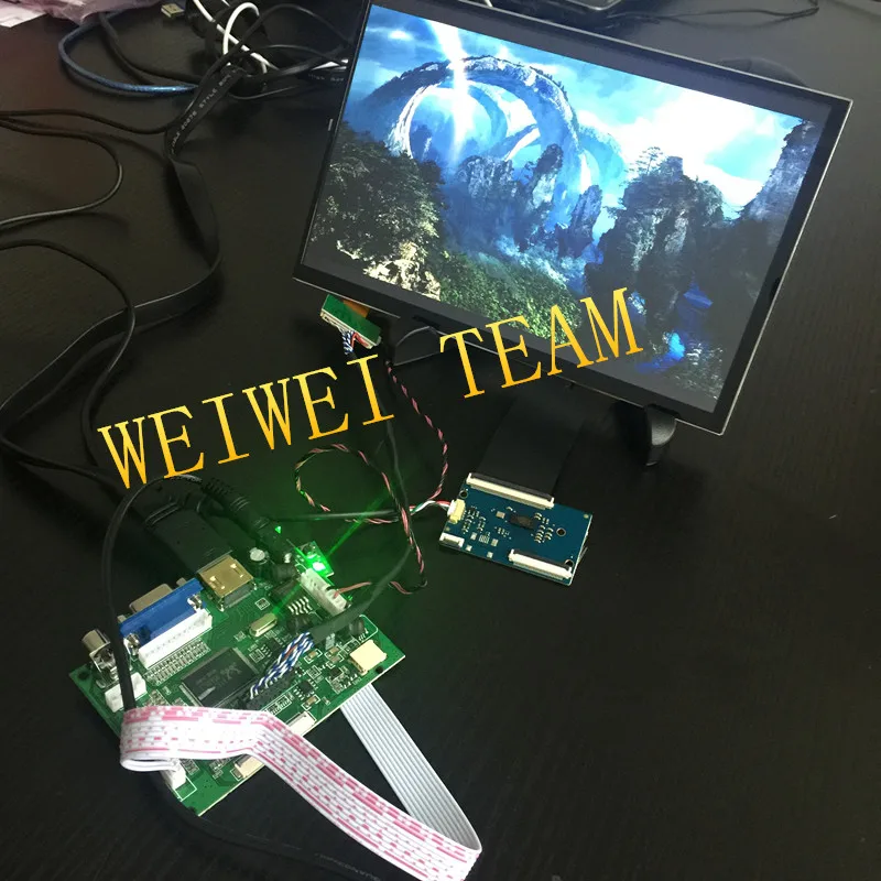 10,1 дюймов 1280*800 Емкостный сенсорный экран для Raspberry Pi 3 ips ЖК-модуль монитор дисплей Поддержка автомобиля HDMI USB VGA 2AV