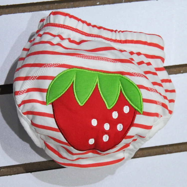 (12 шт. в упаковке) Детские тренировочные штаны детские хлопковые подгузники с