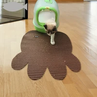 non slip litter lock mat cat litter trapping mat pet food mat