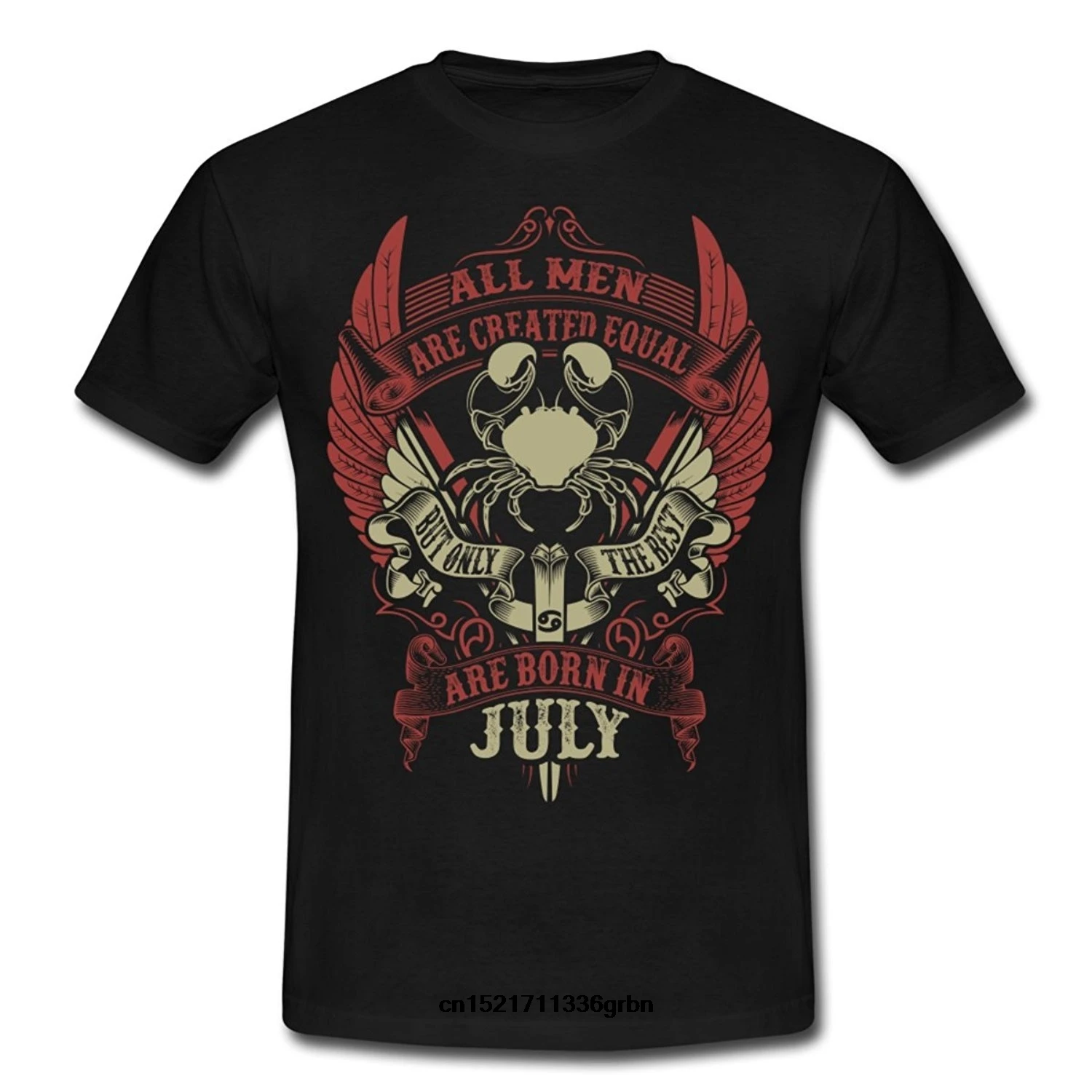 Мужская футболка Best Born In July Cancer Birthday с круглым вырезом s забавная новинка wo для