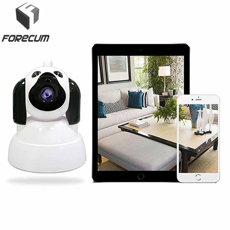 Forecum 360 градусов Smart Dog CCTV монитор Wi Fi беспроводной для камеры наблюдения 720 P IR