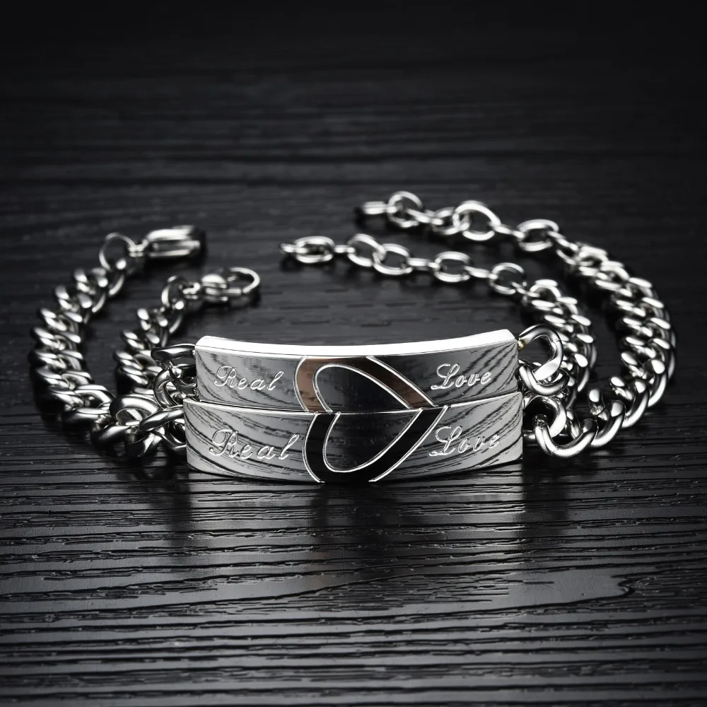 Женский браслет из нержавеющей стали с браслетом звеньев|jewelry identification|jewelry