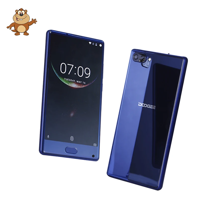 DOOGEE MIX 6 ГБ и 64 Гб ободок менее смартфон Dual Камера 5 ''AMOLED MTK Helio P25 Восьмиядерный