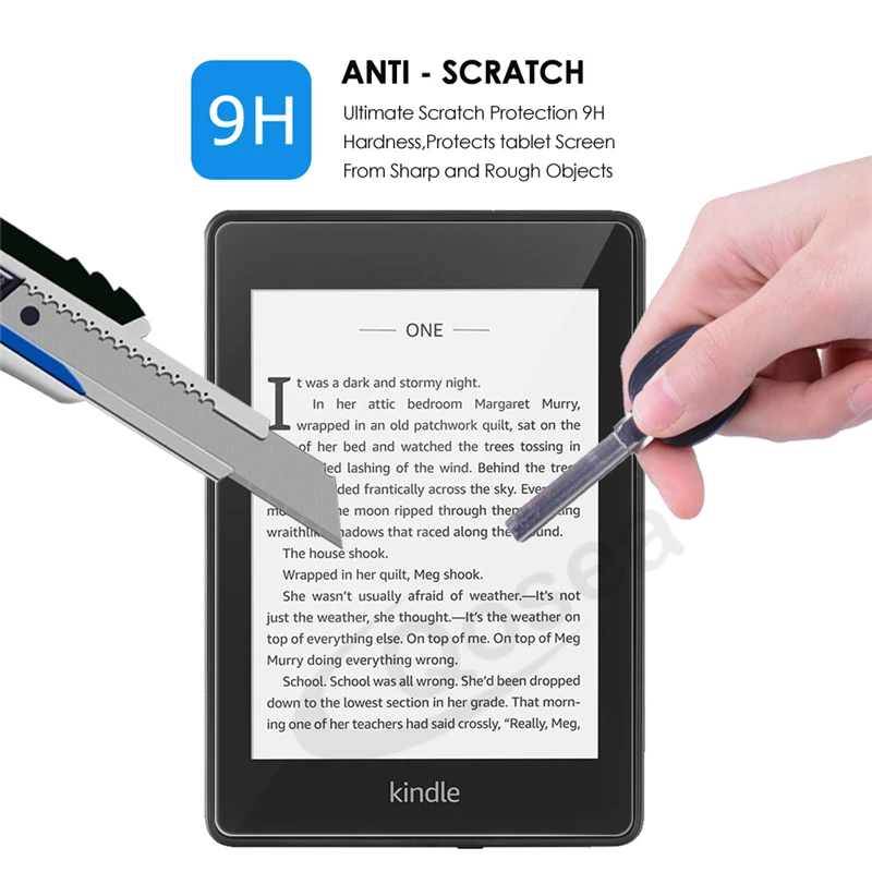 Qosea Новое закаленное стекло для Amazon Kindle Paperwhite 2018 9 H прозрачная защитная пленка