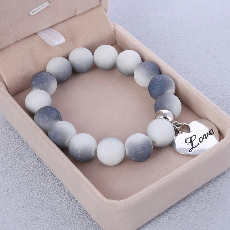 Модный Эластичный браслет на запястье из бисера для девочек милый с эффектом