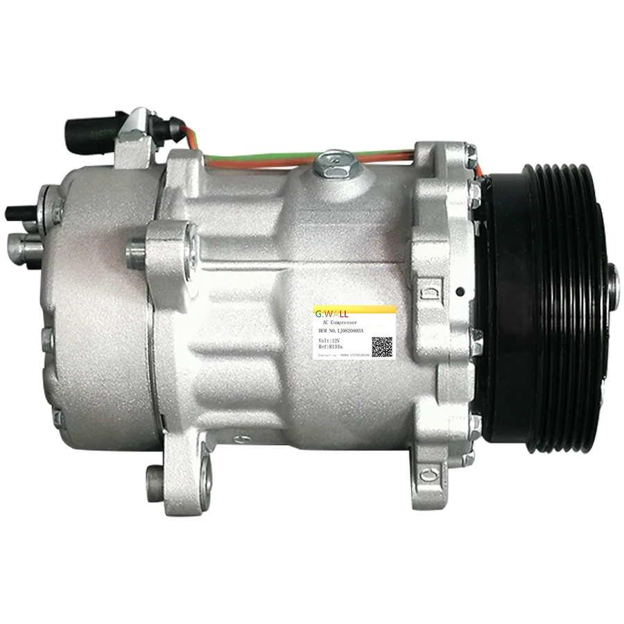 Компрессор кондиционера Sanden sd7v16 для Volkswagen beettas Golf Jettas Bettle A3 1J0820803K 1J0820805 1J0820803L 1J0820803A 1J0820803F