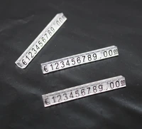 20pieceslot 45x5x5mm jewelry watches garment euro price card tags