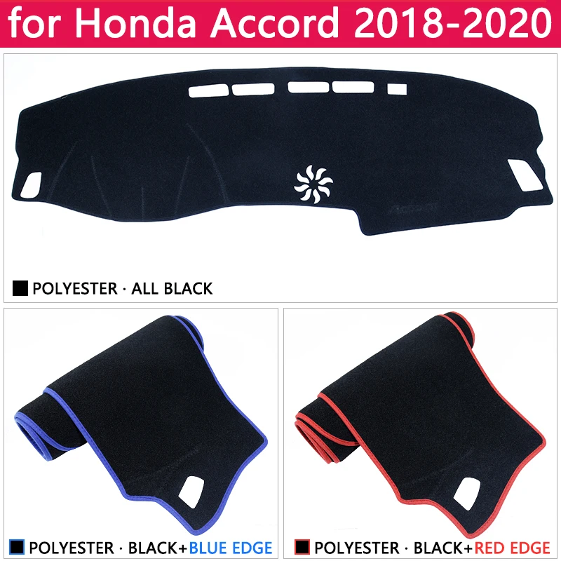 Для Honda Accord 2018 2019 2020 Противоскользящий анти УФ коврик на приборную панель Зонт