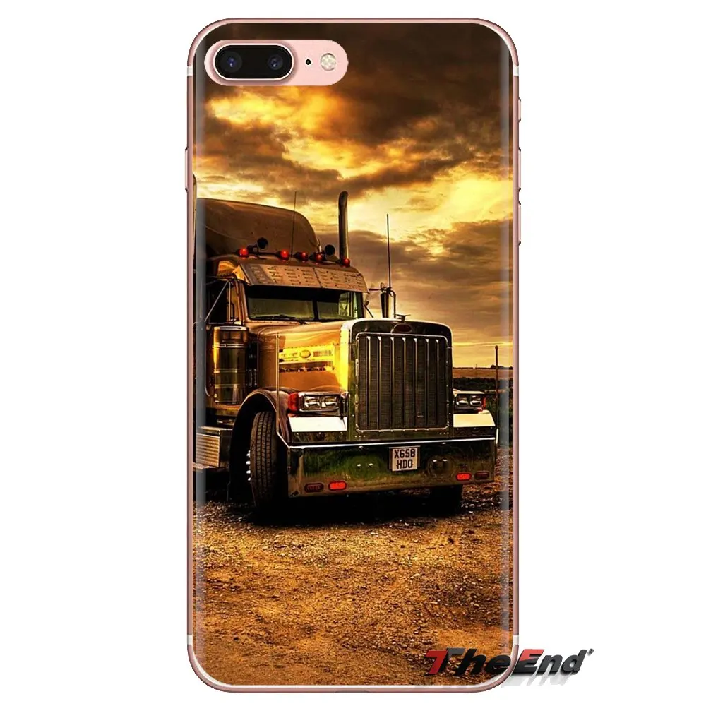 Peterbilt Trucks Emblem Freight car For Xiaomi Mi3 Samsung A10 A30 A40 A50 A60 A70 Galaxy S2 Note 2 Grand Core Prime Soft Covers |