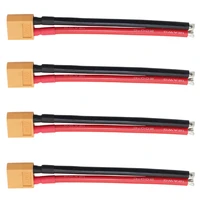 xt60 male connector in 12awg soft silicone wire cable for rc lipo battery