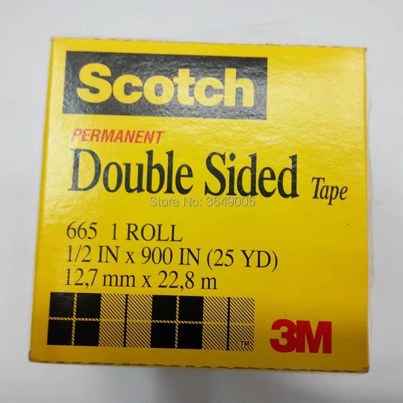 

3M Removable Repositionable Transparent Tape 665 12.7mm x 22.8m