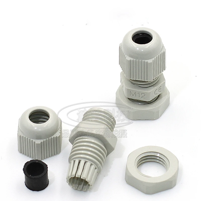 100 шт./лот нейлона кабельный разъем PG7 ~ PG21 черный/белый|connector|pg7pg7 cable gland |