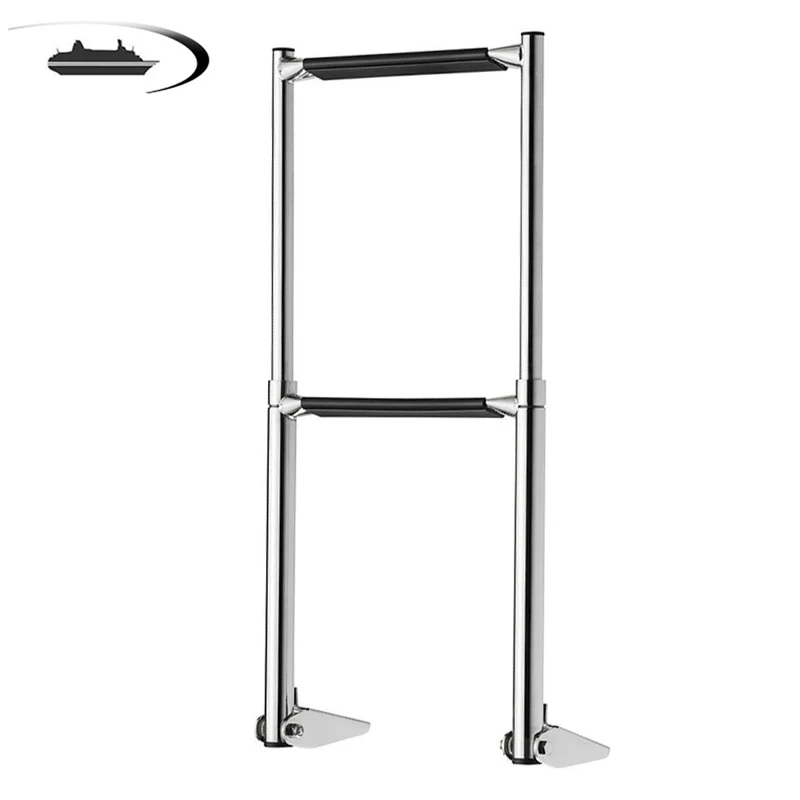 2 Step Ladder Аксессуары для морской лодки из нержавеющей стали телескопическая 2 ступенчатая лестница верхняя платформа для плавания лодка яхта - Цвет: 2 Step Ladder