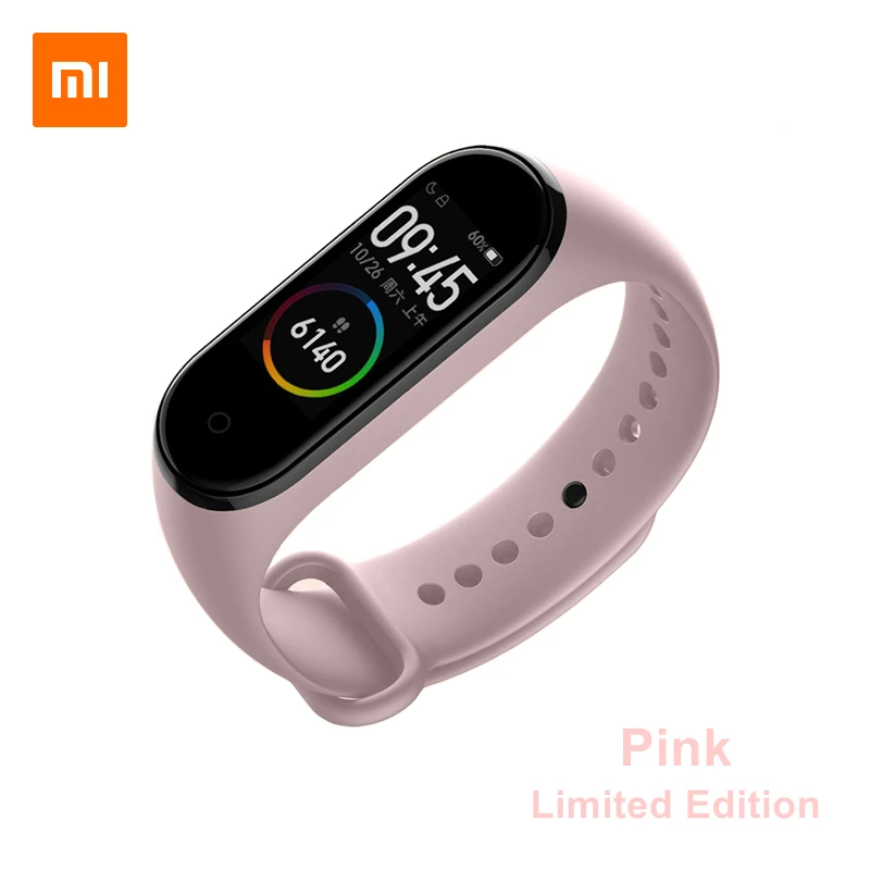 Оригинальный ремешок Xiaomi Mi Band 4 розовый 3 лимитированная серия|Смарт-аксессуары| |