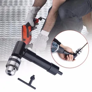 Стальное сверло, переходник для сверления под прямым углом 90 градусов, шестигранный хвостовик 8 мм, Удлинительный патрон