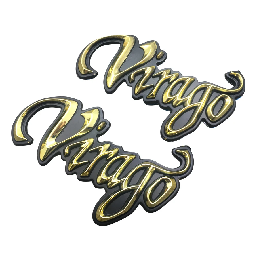 1 пара наклеек на мотоцикл Топливный Газ масляный бак наклейки 3D эмблема