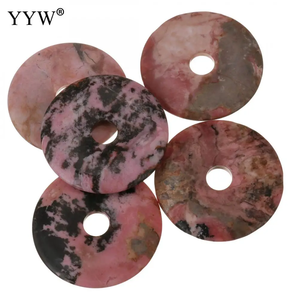 1 шт. высокое качество натуральный камень кулон Круг Круглый диск бусины