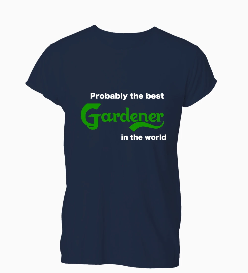 2019 New Brand T Shirt Men Short Sleeve Funny Probably Best Gardener In The World Gift Idea Street Wear | Мужская одежда