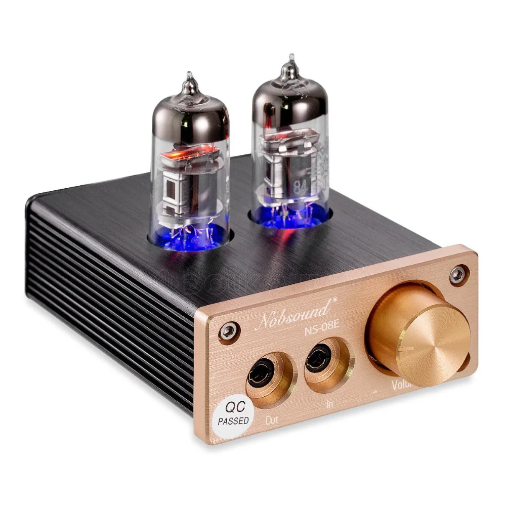 Nobsound мини 6J3 вакуумные трубки предварительно усилители аудио высокий ток HiFi стерео наушники усилитель