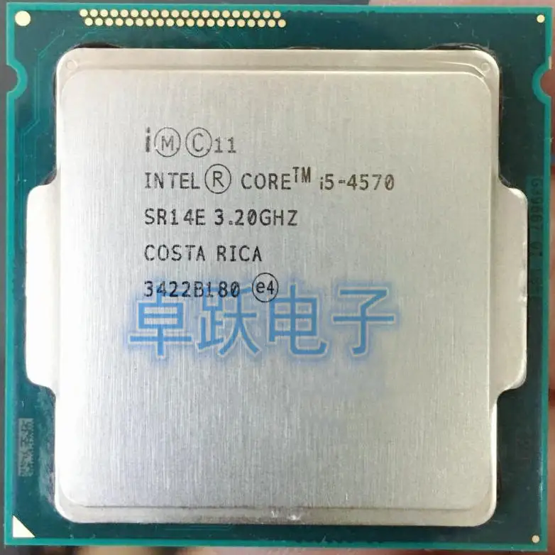 lntel i5-4570 Процессор четырехъядерный 3,2 ГГц 84 Вт LGA1150 настольный процессор i5-4570 Рабочая