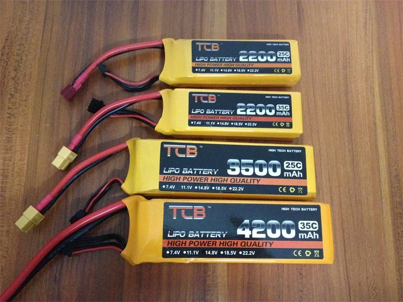 TCB RC LiPo батарея 3s 11,1 V 2200mah 2600mah 3500mah 4200mah 5200mah 10000mah 25C 35C для RC самолета автомобиля лодки 3S батареи